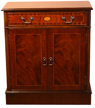 chiffonier reproduction low bookcase with doors