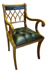reproduction gothic chair on legs