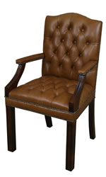 reproduction mini gainsborough chair buttoned