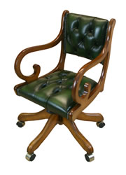 reproduction regency swivel desk chairs