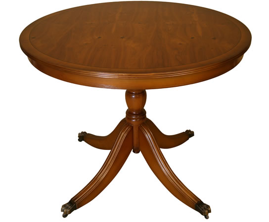 reproduction breakfast table yew mahogany