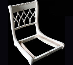 Gothic Single Swivel Chair Frame