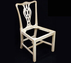 Ribbon Back Single Dining Chair Frame