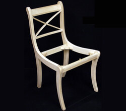 Cross Stik Single Dining Chair Frame