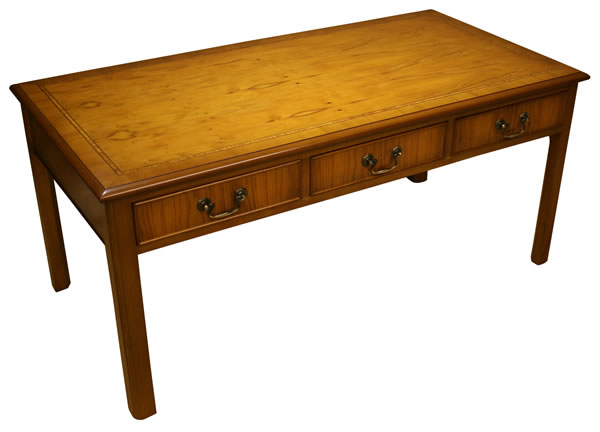 reproduction 6 drawer chippendale coffee table