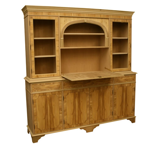 reproduction arch cocktail cabinet
